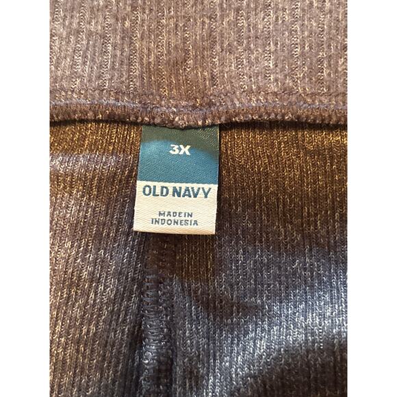 NWT Old Navy Women's Sweater Pants Ribbed Elastic Waist Ankle Slit Size 3X - Picture 4 of 6